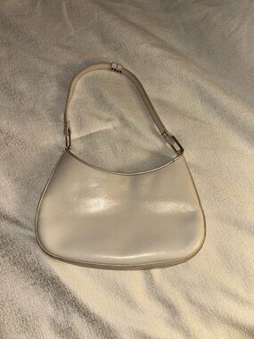 Urban Outfitters Classic Cream Shoulder Bag - Minimal Leather Hobo